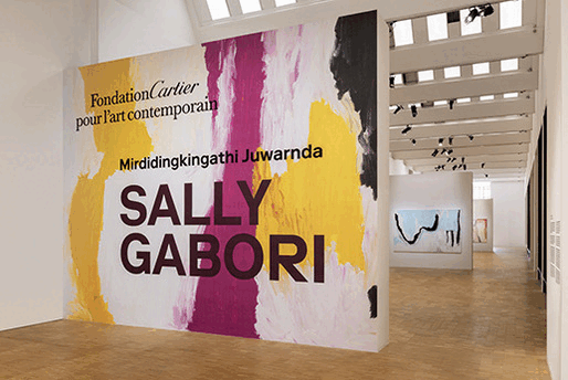 Ouverture de l'exposition Mirdidingkingathi Juwarnda Sally Gabori à la Triennale de Milan